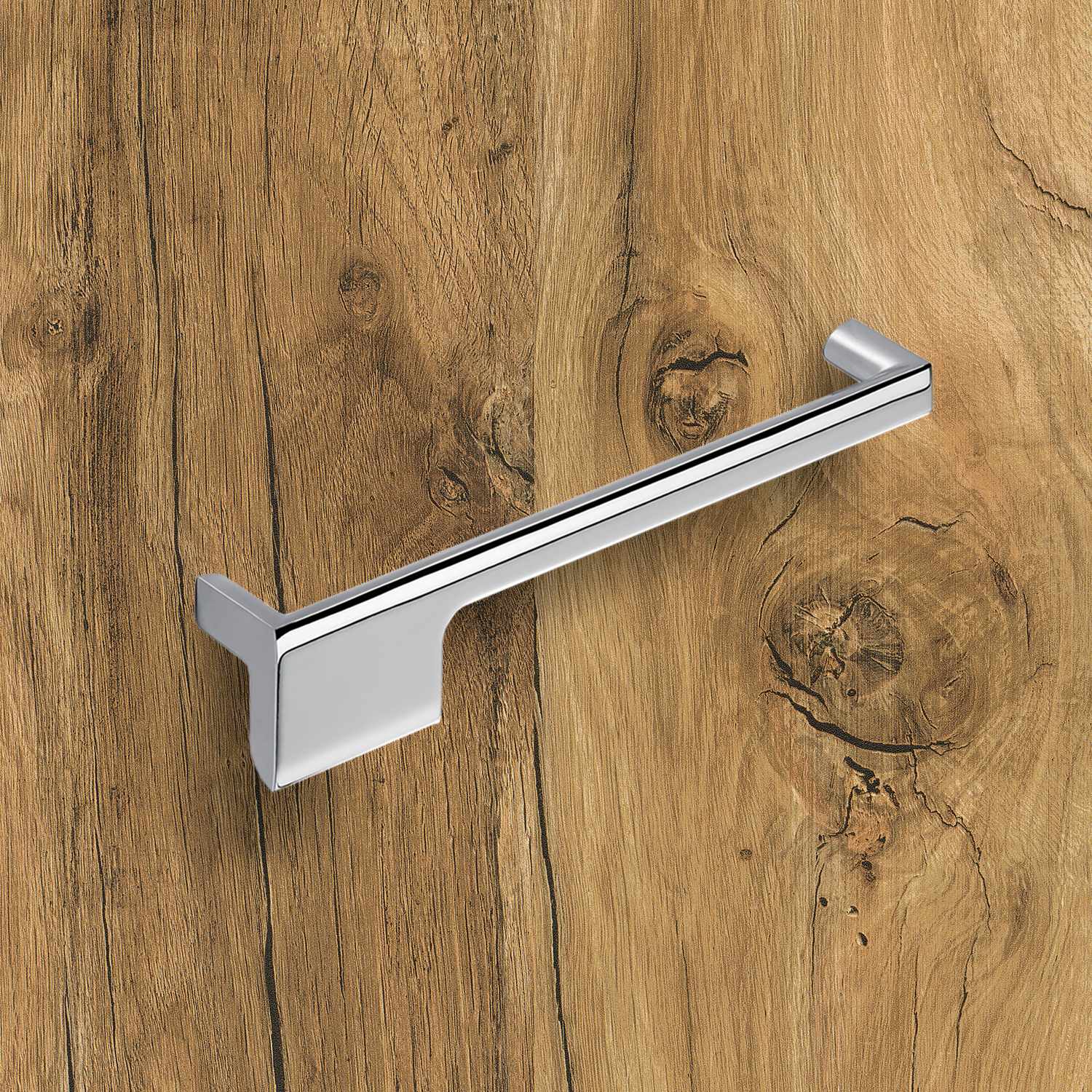 HETTICH Griff Zenga, •–• 192, L 201 mm, B 36 mm, H 30 mm, Verchromt glanz, 9105746 HETTICH Griff Zenga, •–• 192, L 201 mm, B 36 mm, H 30 mm, Verchromt glanz, 9105746