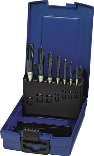 TECWERK Maschinengewindebohrerset DIN 371/376 B Univ.M3-M12 HSS-Co vap.Ku.-Kass.TECWERK