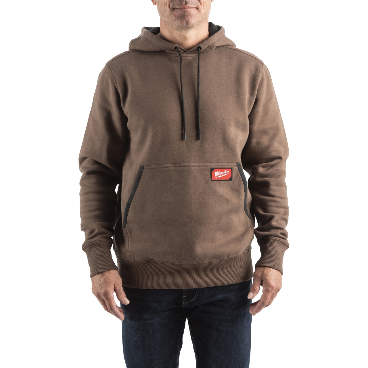 MILWAUKEE leichter Arbeits-Kapuzen-Pullover braun WHMWBR-L MILWAUKEE leichter Arbeits-Kapuzen-Pullover braun WHMWBR-L