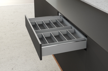 HETTICH OrgaTray 630, NL 450mm, silber, 9278315