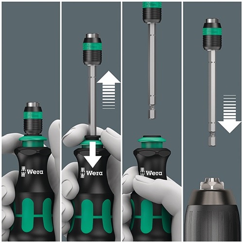 WERA Magazinbithalter KK 28 8-tlg.Schlitz/PH/PZD WERA WERA Magazinbithalter KK 28 8-tlg.Schlitz/PH/PZD WERA