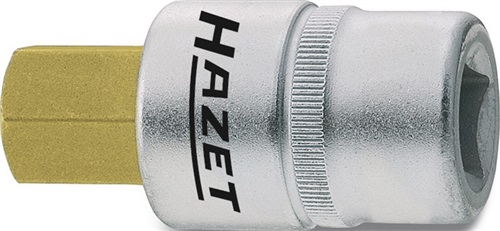 HAZET Steckschlüsseleinsatz 986-12 1/2 Zoll Innen-6-kant SW 12mm L.60mm HAZET