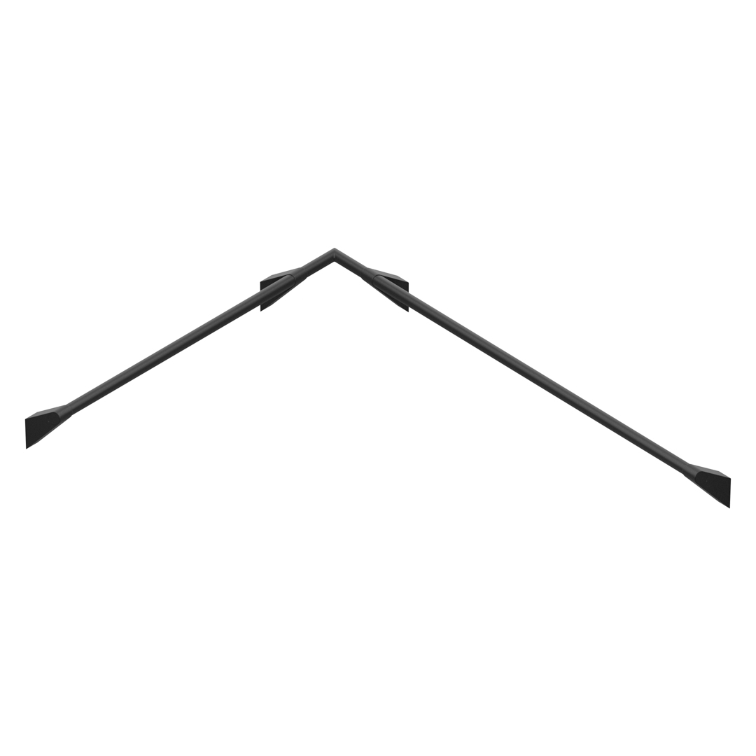 KWS Handlauf-Kombination A100, 90° 750x975 rechts Anthrazitgrau