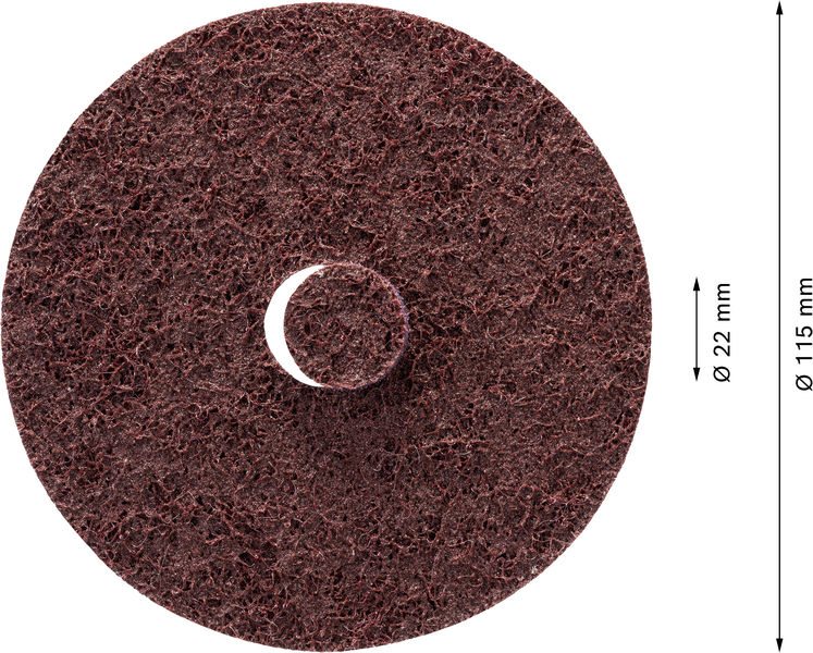 BOSCH EXPERT N477 SCM Scheibe für Winkelschleifer, 115 x 22 mm, mittel, 25-tlg.. Für kleine Winkelschleifer