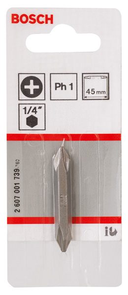 BOSCH Doppelklingenbit, PH1, PH1, 45 mm