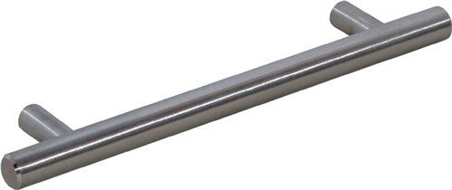 BMB Möbelgriff VA ma 192mm D.12mm verp.im Polybeutel m.Schrauben BMB