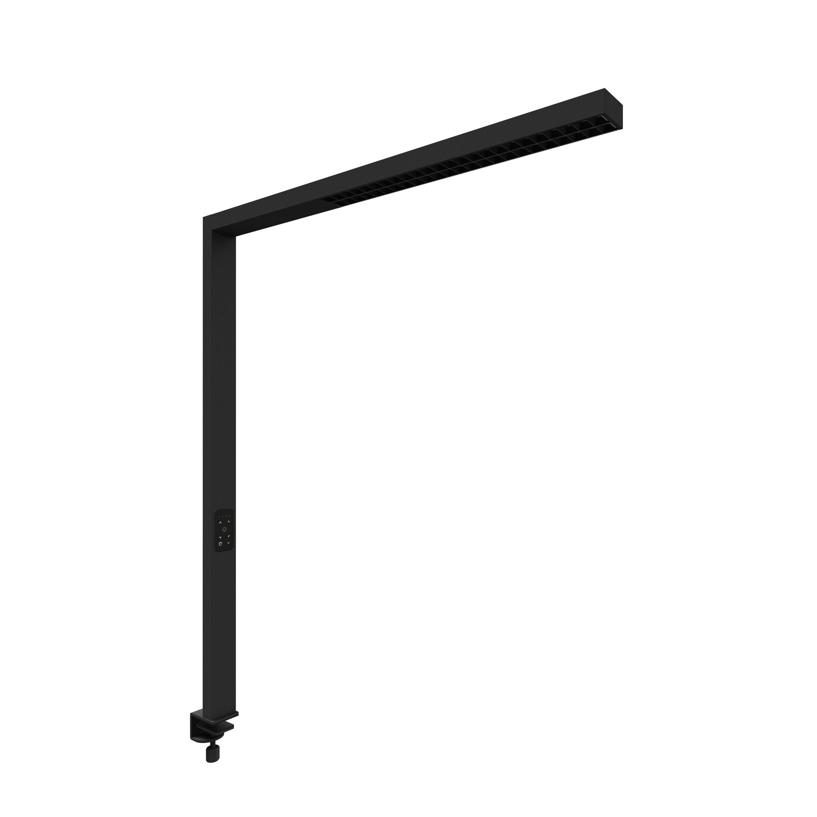 BMB UPLIGHT Clip BF Intelligente Klemmleuchte, Tiefschwarz, RAL 9005