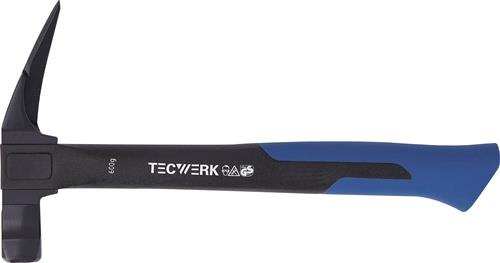 TECWERK Latthammer Kopf-G.600g m.Magnet geraut schwarz lack.TECWERK