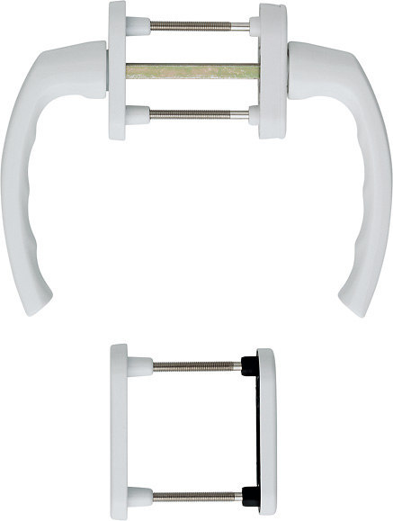 HOPPE® Fenstertürgriffgarnitur Luxembourg 099/66N/U26, Aluminium, 2964268