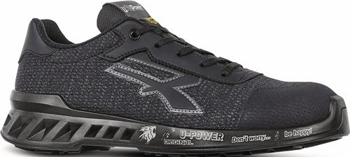 U.POWER Sicherheitsschuh SCOTT Gr.41 W.11 schwarz/grau S1P SRC ESD EN ISO 20345:2022