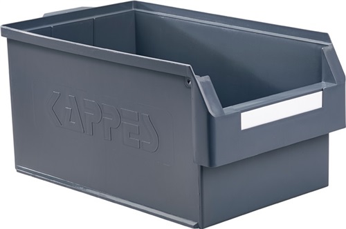 KAPPES Sichtlagerkasten L500xB300xH250mm PE grau RASTERPLAN