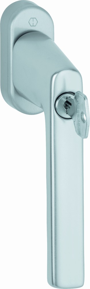 HOPPE® Fenstergriff abschließbar Hamburg 0700LS/U26 100NM, mit Schrauben, Aluminium, 11950249 HOPPE® Fenstergriff abschließbar Hamburg 0700LS/U26 100NM, mit Schrauben, Aluminium, 11950249