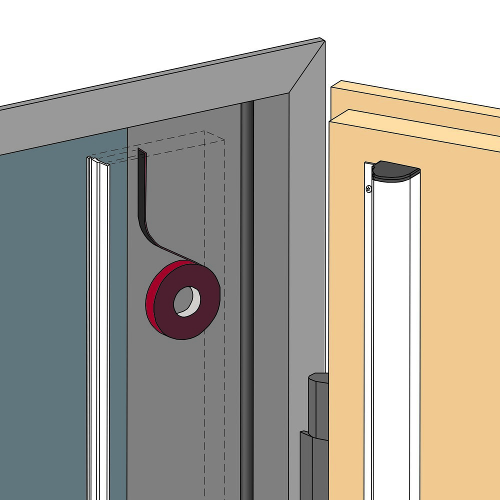 PLANET Klebeset S für Stahlzargen FSR6000/7000 2.500 mm