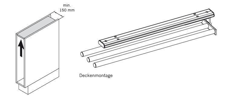 Handtuch-Auszug-1-Armig, Länge: 465mm Vauth Sagel
