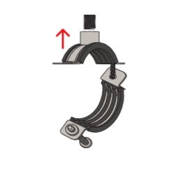 FISCHER Massivrohrschelle FRSM 1 1/4"