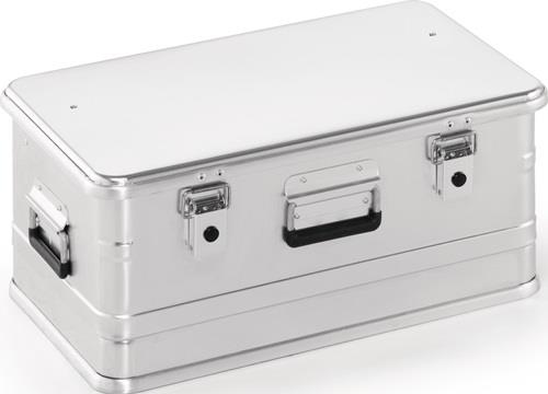 Nordwest Aluminiumbox L582xB385xH262mm 47l m.Klapphebelverschlüssen m.Bohrungen