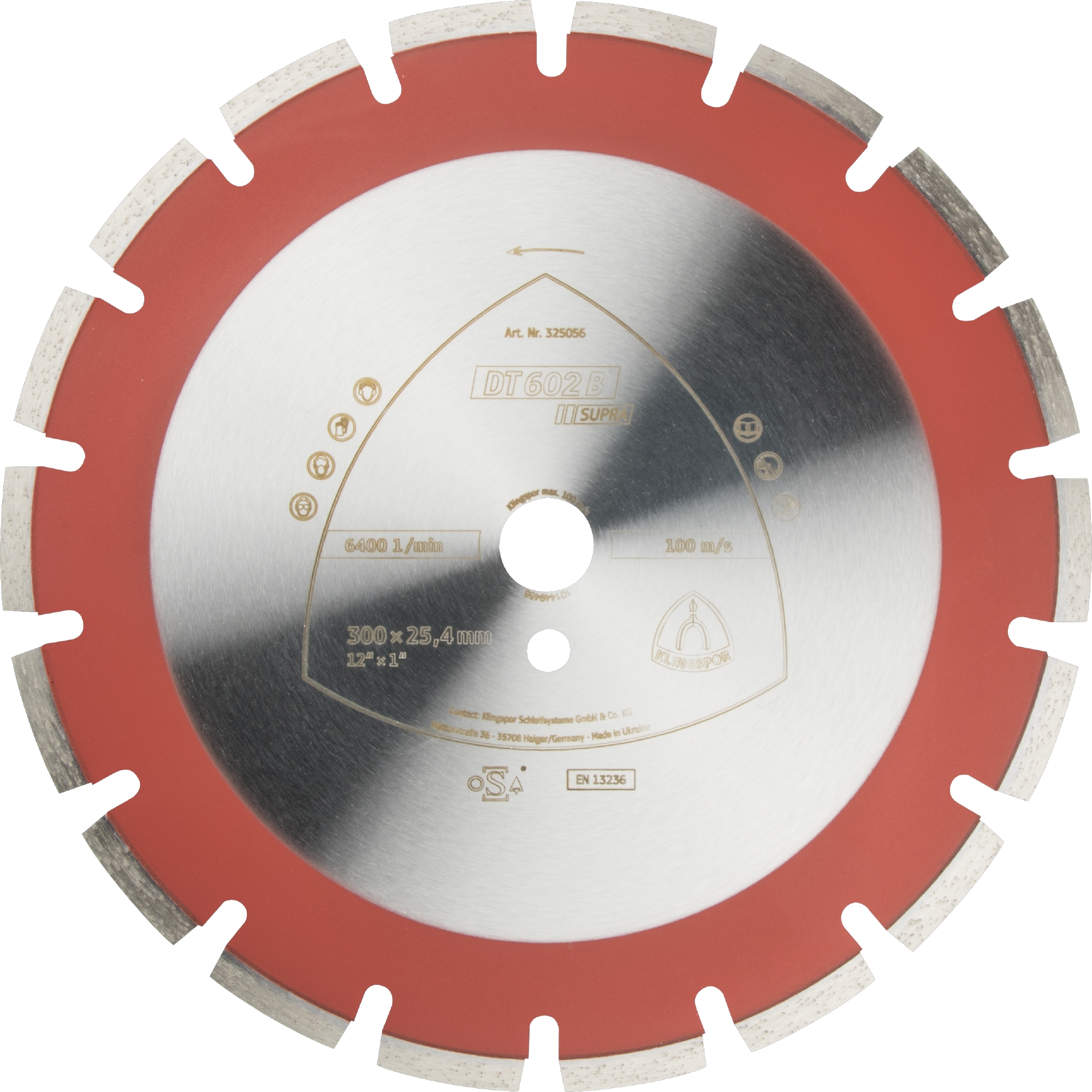 KLINGSPOR Diamanttrennscheibe DT 602 B Supra