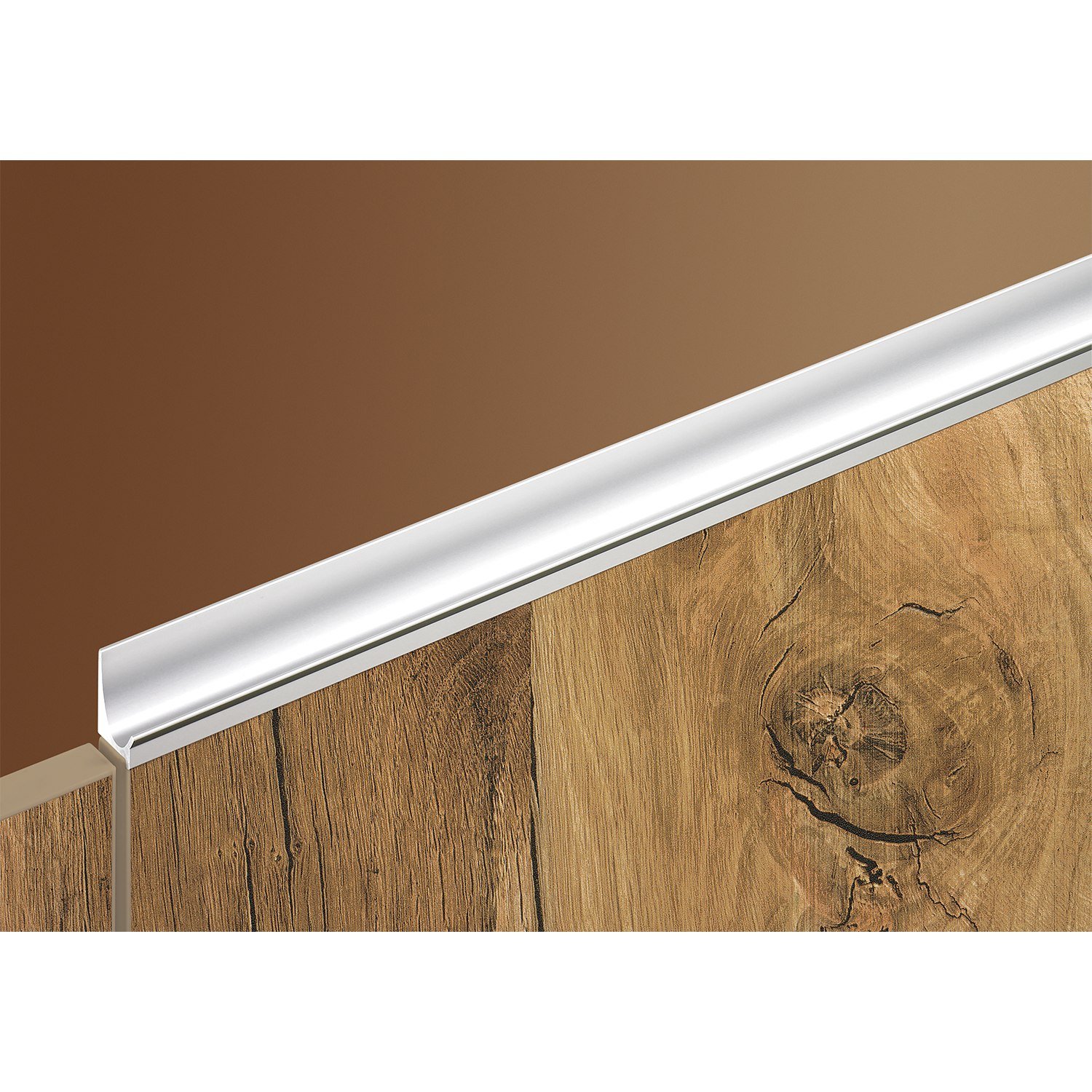 HETTICH Griffleiste Lutetia, L 2000 mm, B 23 mm, H 28 mm, Aluminium eloxiert, 115091