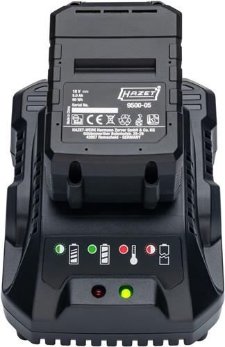 HAZET Akku-Schlagschrauber 9512-600/4 18V 5Ah 12,5mm (1/2Zoll) 4-kt.406 Nm HAZET