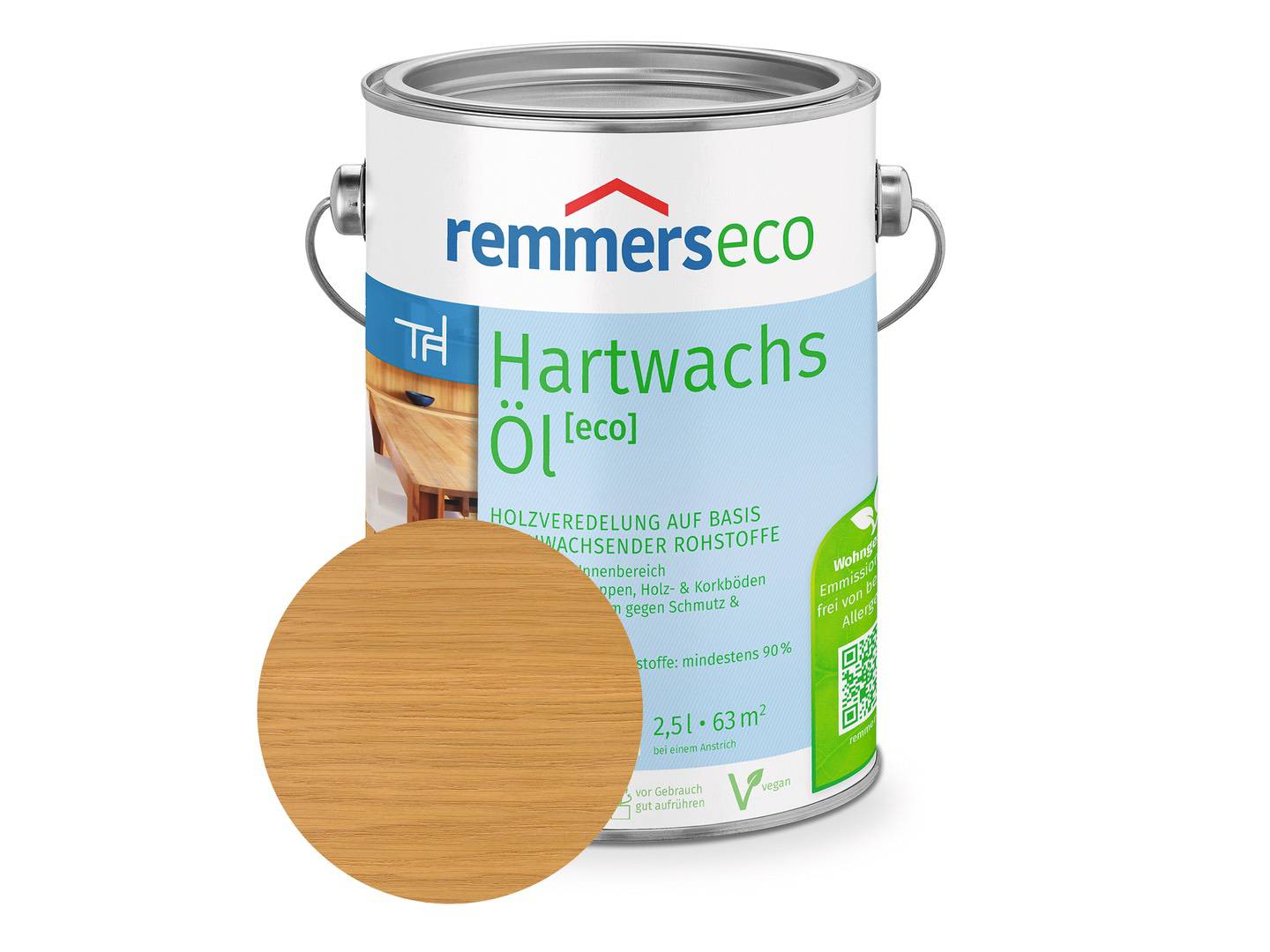 REMMERS Hartwachs-Öl [eco] farblos 2,50 l
