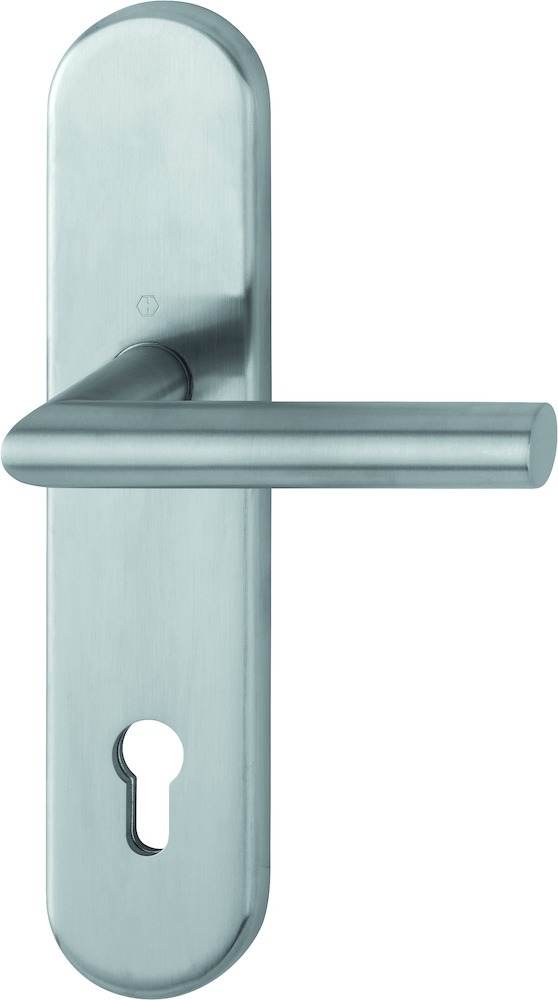 HOPPE® Drücker-Halbgarnitur mit Langschild Amsterdam E1400F/3310, 10/92 mm, Edelstahl, 11541544