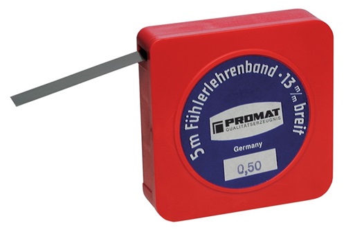 PROMAT Fühlerlehrenband S.0,09mm L.5m B.12,7mm PROMAT