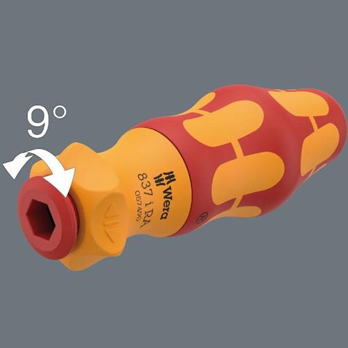 WERA Handhalter 837 i RA VDE Gesamt-L.115mm 9mm WERA WERA Handhalter 837 i RA VDE Gesamt-L.115mm 9mm WERA