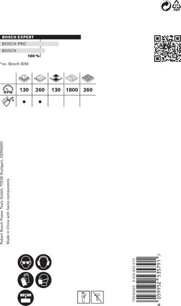 BOSCH EXPERT Tough Material Lochsäge, 68 x 60 mm. Für Dreh- und Schlagbohrer