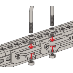 FISCHER Rohrbügel Massiv FMFPSU 32