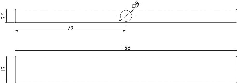 HERMAT Klemmprofil-Set SAN REMO 9170/HOLZ.2, Stahl
