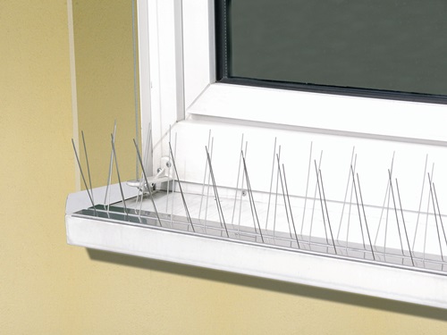 WINDHAGER Vogel- u.Taubenabwehr Classic 60cm lang,24 Spikes Alu.WINDHAGER