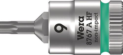 WERA Steckschlüsseleinsatz 8767 A HF TORX® 1/4 Zoll T9 L.28mm WERA