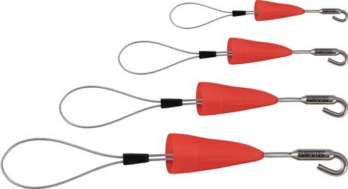 RUNPOTEC Kabelziehschlaufe RUNPOFIX 4-tlg.m.Schutzkappe u.Hak.4er Set RUNPOTEC