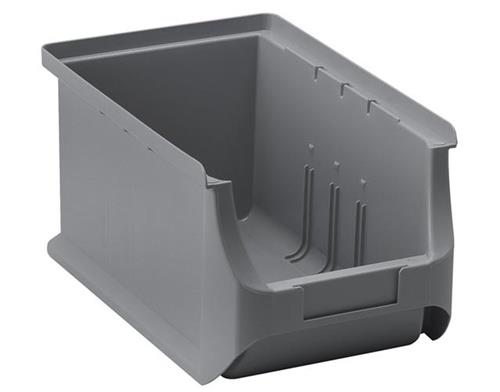 ALLIT Sichtlagerkasten ProfiPlus L235xB150xH125mm PP grau stapelbar ALLIT