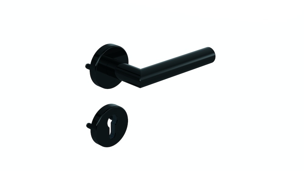 HEWI FH Drückergarnitur mit Rosetten 162PCR12.230, VK 9 mm, Polyamid, 162PCR12.230 90