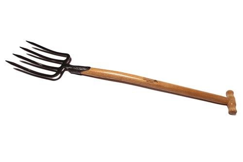 KRUMPHOLZ Spatengabel m.Federdülle,4 Bajonettzinken Zinken-L.250mm 1100mm KRUMPHOLZ