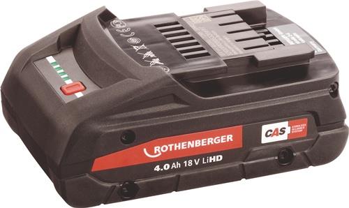 ROTHENBERGER Akku CAS 18 V 4,0 Ah Li-HD Akku ROTHENBERGER
