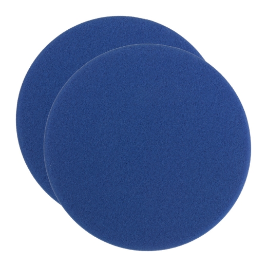140/25 mm Polierschwamm Kletthaftung Blau