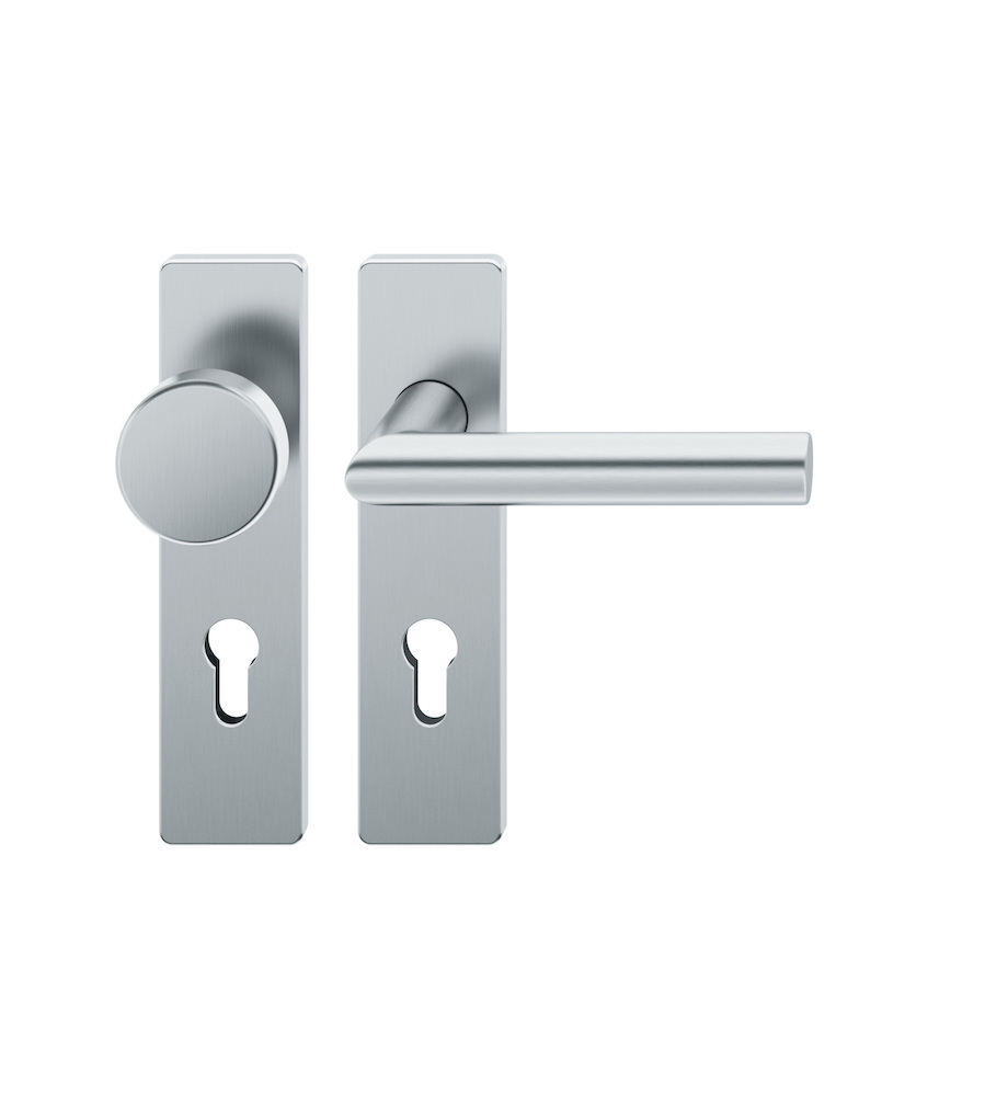 FSB Wechselgarnitur mit Kurzschild 72 1076, AGL3, Edelstahl