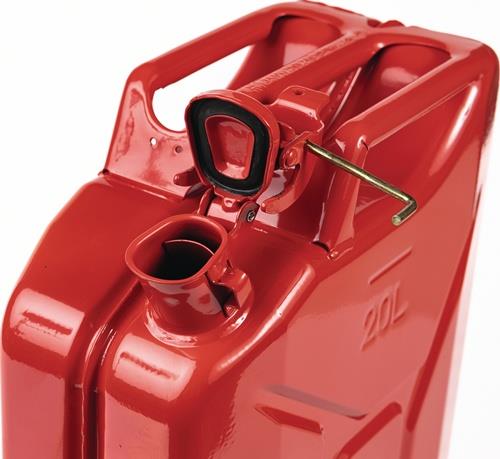 VALPRO Kraftstoffkanister 5l Feuerrot RAL 3000 Stahlbl.0,9mm L230xB120xH310mm VALPRO VALPRO Kraftstoffkanister 5l Feuerrot RAL 3000 Stahlbl.0,9mm L230xB120xH310mm VALPRO
