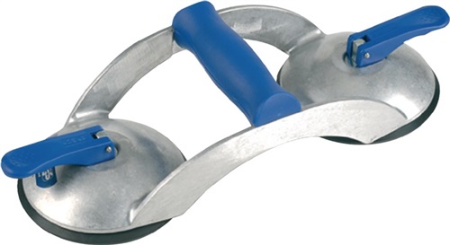VERIBOR® Saugheber blue line Trgf.70kg Kopf-Ø 120mm 2 Köpfe Alu VERIBOR