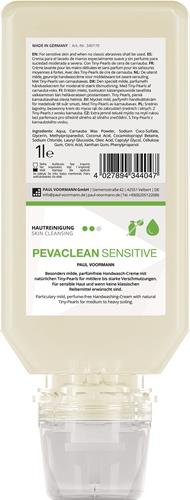 PAUL VOORMANN Handwaschcreme PEVACLEAN Sensitive 1l unparfümiert Softflasche PAUL VOORMANN