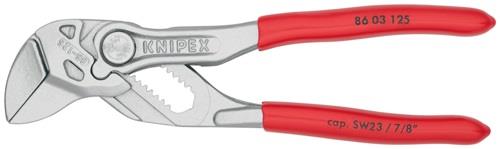 KNIPEX Zangenschlüssel L.125mm Spann-W.23mm verchr.Ku.-Überzug KNIPEX KNIPEX Zangenschlüssel L.125mm Spann-W.23mm verchr.Ku.-Überzug KNIPEX