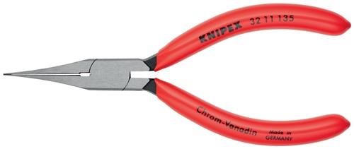 KNIPEX Justierzange L.135mm ger.flach,schmal Ku.-Überzug KNIPEX