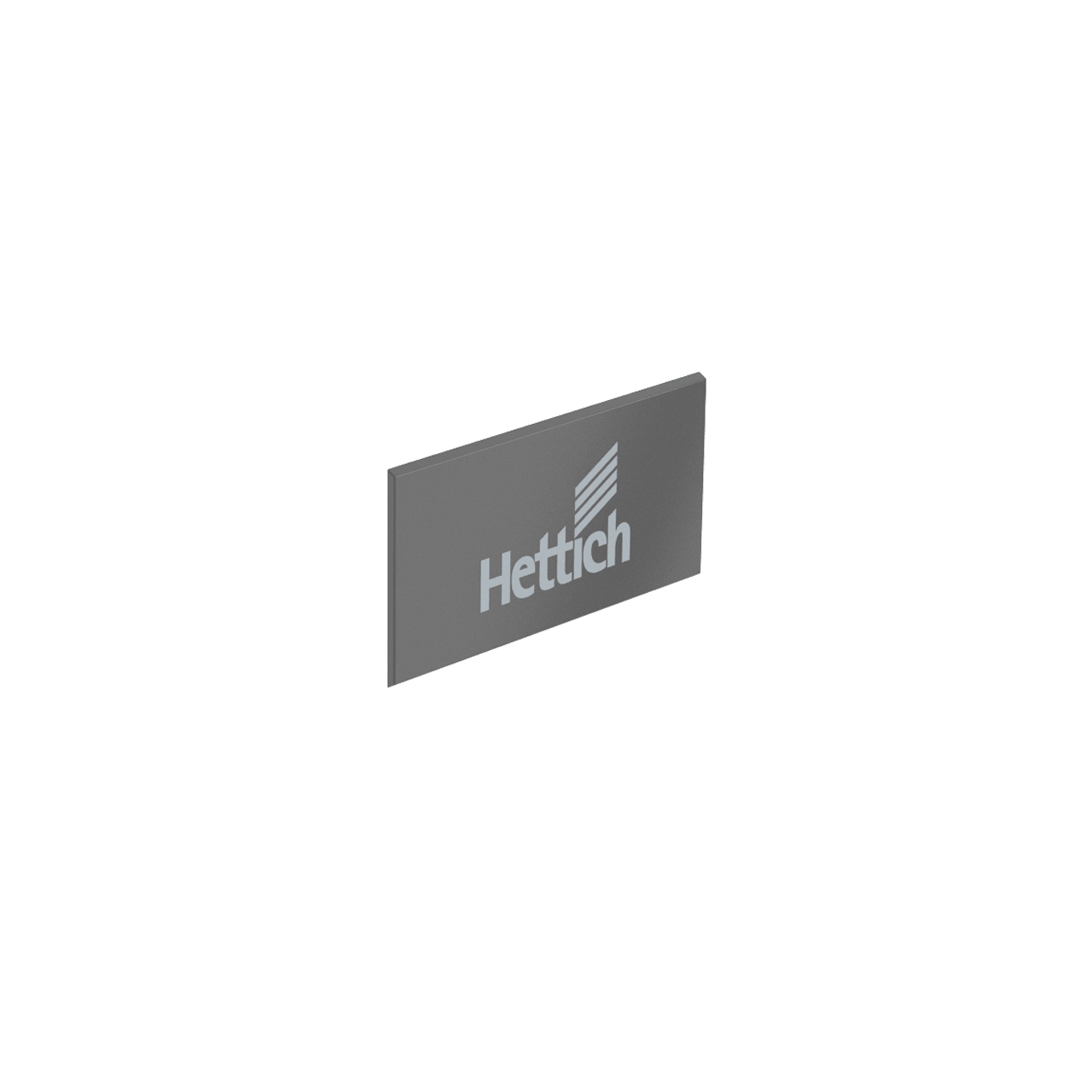 HETTICH ArciTech Abdeckkappe, anthrazit mit Hettich Logo, 9123005