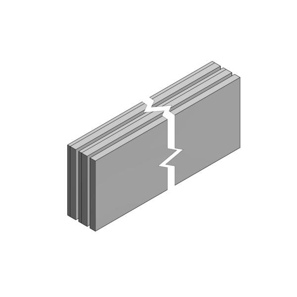 KNELSEN K-UnPro-49x73x1200, weiß