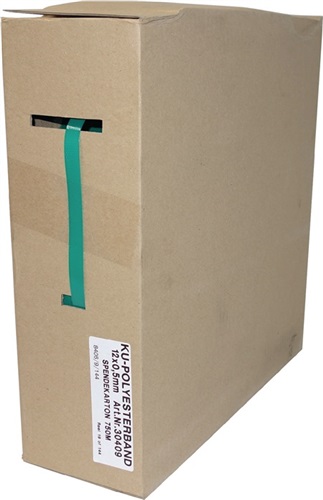 BAWEPA Umreifungsband B12 mmxS0,5mm Lauf-L.750m Polyester