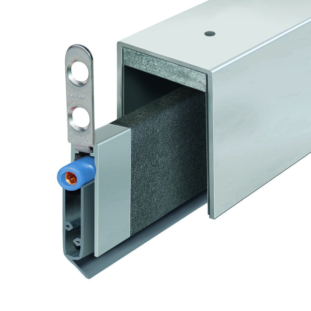 PLANET Türabsenkdichtung MinE-F/V-FH, Silikon 460 mm grau