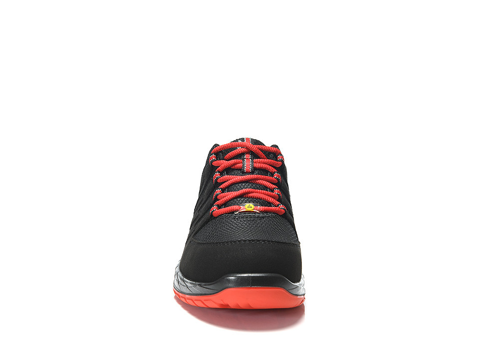 ELTEN Sicherheitshalbschuh MADDOX black-red Low ESD S3, Gr. 44