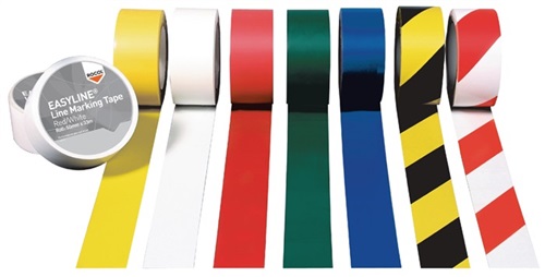 ROCOL Bodenmarkierungsband Easy Tape PVC schwarz/gelb L.33m B.75mm Rl.ROCOL